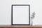 Minimal blank frame mockup design