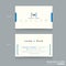 Minimal clean design business card Template