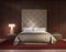 Minimal contemporary bedroom luxury interior