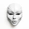 Minimal Geometrical Fashion Mask By Lizzo - Monochrome 3d Rendering