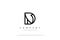 Minimal Letter DN Logo or ND Monogram Logo Design
