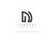 Minimal Letter DN or ND Logo Design
