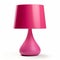 Minimal Magenta Table Lamp: Realistic Usage Of Light And Color