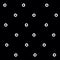 Minimal monochrome handwritten pattern dots, rounds