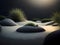 minimal relaxing japanese zen garden quiet landscape