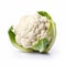 Minimal Retouched Cauliflower On White Background