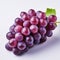 Minimal Retouched Grape Image On White Background