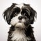 Minimal Retouched Shih Tzu Breed Pet Stock Photography