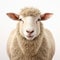 Minimal Retouching Front-facing Sheep In Hyper-detailed Rendering