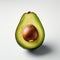 Minimal Retouching: Hyper-realistic Avocado Portraiture With Contrasting Light And Shadow