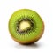 Minimal Retouching: Vibrant Kiwi Fruit On White Background