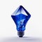 Minimal Sapphire Lamp With Diamond Crystal - Photorealistic Rendering
