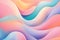 Minimal Serene Abstract pastel waves with a smooth gradient
