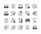 Minimal Set of Document and Folder Glyph Icons