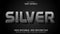Minimal Silver Editable Text Effect Design, Effect Saved In Graphic Style
