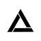 Minimal triangle shape logo design simple creative