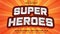 Minimal Word Super Heroes Editable Text Effect Design Template, Effect Saved In Graphic Style
