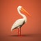 Minimalist 3d Animation: Angry Pelican With Distinctive Character Design