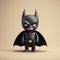 Minimalist 3d Batman: A Charming Toy-like Critique Of Consumer Culture