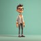 Minimalist 3d Character Animation: Matthew, A Playful Cartoon Guy