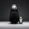 Minimalist 3d Penguin And Sarah: A Kawaii Vray Tracing Design