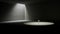 Minimalist Aesthetic - Harmonious Interplay of Light and Shadow in a Serene Room Corner
