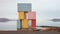 Minimalist Bauhaus Architecture With Colorful Installations In Laugarvatn