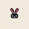 Minimalist Bunny Symbol Icon Design - Playful Character Logo