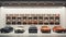 A minimalist car showroom wall mockup, vibrant color cars car showroom wall mockup HD 1920*1080