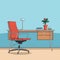 Minimalist Cartoon Office-boys Desk Chair
