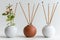 Minimalist ceramic air freshener set with luxury incense sticks for elegant aesthetic