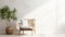 Minimalist Chair By West Elm In A Serene Empty Room