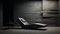 Minimalist Chaise Lounge With Dark Themes And Zen-like Tranquility