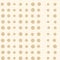 Minimalist Checkered Polkadot Vector Art In Cream Duotone Colors