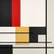 Minimalist De Stijl Art Inspired By Bauhaus Movement