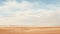 Minimalist Desert Landscape: Vast Coastline Expanse In Muted Seascapes