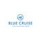 Minimalist design BLUE CRUISE nature logo design