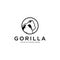 Minimalist design for gorillas. modern, simple