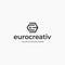 minimalist euro creativ stars hexagon logo design