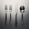 Minimalist Futuristic Cutlery Set