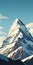 Minimalist Gasherbrum Ii Poster With Majestic Everest Design