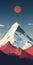 Minimalist Gasherbrum Ii Poster With Majestic Everest Design