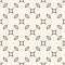 Minimalist geometric seamless pattern, delicate monochrome textu