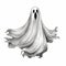Minimalist Ghost Art Flat Halloween Haunts