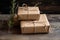 minimalist gift wrapping with kraft paper and twine