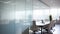 minimalist glass office background