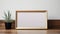 Minimalist Golden Photo Frame With Helsinki School Style Typography