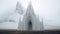 Minimalist Gothic Architecture In Skaftafell: Conceptual Sculptures And Meditative Color Contrasts