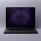 Minimalist Gothic Laptop With Celtic Knotwork Symbol