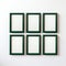 Minimalist Green Picture Frames Mockup On White Background